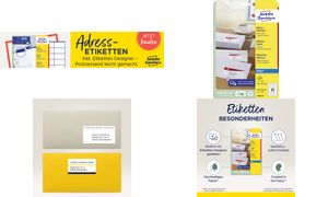 Versand-Etiketten, transparent