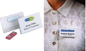 Namensschilder, Magnet