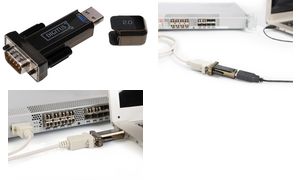 DIGITUS USB 2.0 - RS232 Adapter, 1 MBit/Sek.