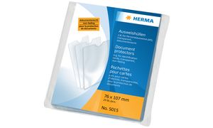 HERMA Ausweishlle, PP, 1-fach, 0,14 mm, Format: 63 x 90 mm