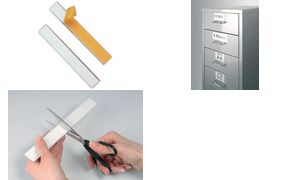 DURABLE Beschriftungsfenster LABELFIX, (B)200 x (H)15 mm