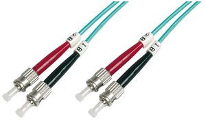 DIGITUS LWL Patchkabel, 2 x ST - 2 x ST, OM3, 10,0 m