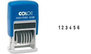 COLOP Ziffernstempel Mini Dater S126, 6-stellig