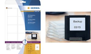 HERMA ZIP-Disketten-Etiketten SPECIAL, 59 x 50 mm, wei?