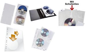 DURABLE CD-/DVD-Hlle COVER M, fr 4 CD's, PP, DIN A4