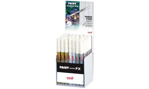 uni-ball Permanent-Marker PAINT (PX-203GSW/3D), 36er Display