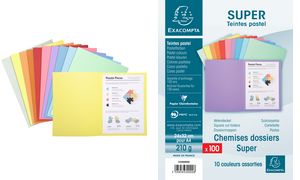 EXACOMPTA Aktendeckel SUPER 250, DIN A4, elfenbein