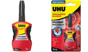 UHU Sekundenkleber blitzschnell PRZISION, 3 g