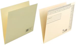ELBA Einstellmappe - Kraftkarton 180 g/qm, chamois