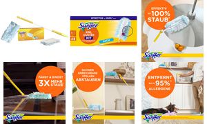 Swiffer Staubmagnet XXL Starter-Set, 1 Teleskopstab +