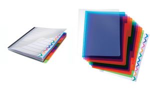 GBC Kunststoff-Register PolyDividers, DIN A4, PP, 5-teilig