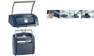 LEITZ Buchbindegert impressBIND 280, silber/blau