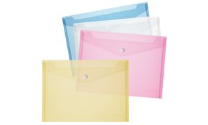 herlitz Dokumententasche, DIN lang, PP, wei/transparent