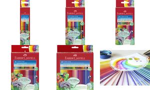 FABER-CASTELL Dreikant-Buntstifte Colour GRIP, 12er Etui