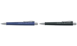 FABER-CASTELL Druckkugelschreiber POLY BALL, schwarz
