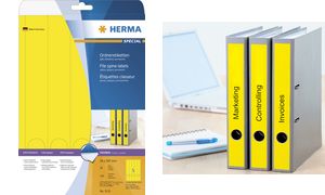 HERMA Ordnerrcken-Etiketten SPECIAL, 38 x 297 mm, blau