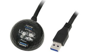 LogiLink USB 3.0 Docking Station, 2-fach, mit Ladefunktion