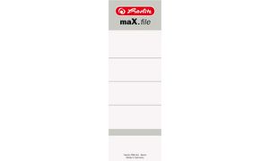 herlitz Ordnerrcken-Einsteckschilder maX.file, 54 x 190 mm