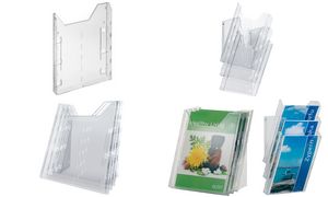 DURABLE Prospekthalter COMBIBOXX A4 set L, transparent