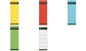 LEITZ Ordnerrcken-Etikett, 61 x 192 mm, kurz, breit, blau