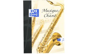 Oxford Cahier de musique et chant, A4, seys, 24 + 24 pages