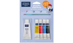 LEFRANC BOURGEOIS Gouachefarbe, 5er Set, 4 x10ml + 1 x20ml