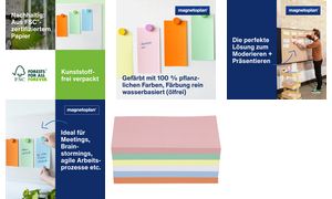 Moderationskarten, eckig