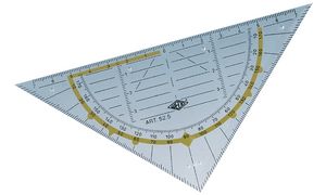 WEDO Geometriedreieck Standard, Hypotenuse 160 mm