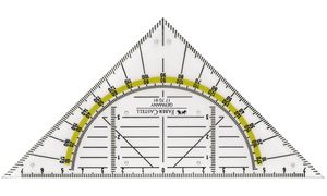 FABER-CASTELL Geometriedreieck BK 1 klein, ohne Griff