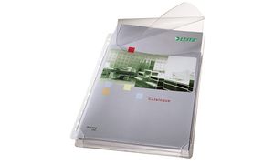 LEITZ Maxi Prospekthlle mit Klappe, A4, PVC, genarbt