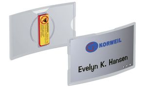 DURABLE Namensschilder KONVEX, mit Magnet, 75 x 40 mm