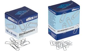 WEDO Broklammern, glanzverzinkt, 26 mm, Kleinpackung