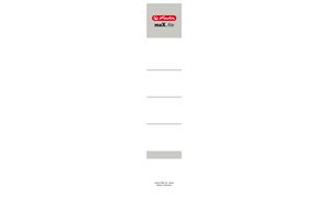 herlitz Ordnerrcken-Etikett maX.file, 36 x 190 mm, wei