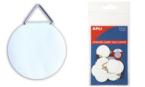 APLI Bildaufhnger, Durchmesser 30 mm, gummiert