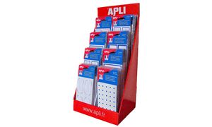 APLI Sortiment Buchetiketten, im Display