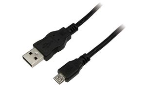 LogiLink USB 2.0 Kabel, USB-A - USB-B Micro Stecker, 3,0 m
