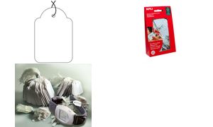 APLI Warenanhnger - Kleinpackung, Mae: 15 x 24 mm, wei
