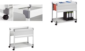 DURABLE Hngemappen-Wagen SYSTEM File Trolley, grau