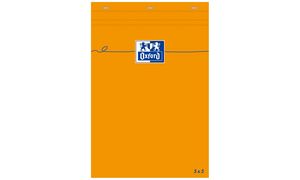 Oxford Notizblock, 85 x 120 mm, kariert, 80 Blatt, orange