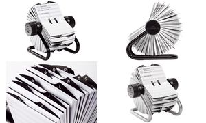 DURABLE Adresskartei TELINDEX, schwarz
