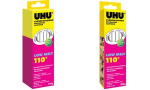 UHU Klebepatrone Low Melt, 125 g, transparent