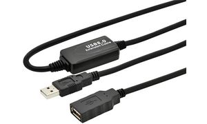 DIGITUS USB 2.0 Aktives Verlngerungskabel, Stecker-Kupplung