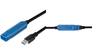 LogiLink USB 3.2 Aktives Verlngerungskabel, 10,0 m