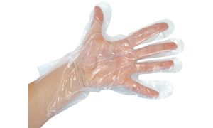 Einweg-Handschuhe, HDPE/PLA