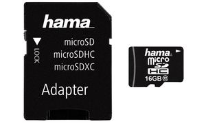 hama Speicherkarte Micro SecureDigital High Capacity, 16 GB