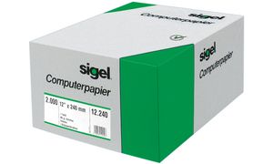 sigel DIN-Computerpapier endlos, 375 mm x 8