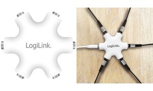 LogiLink Audio Splitter LogiStar, wei?