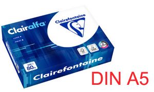 Clairefontaine Multifunktionspapier, DIN A5, extra wei?