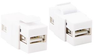 LogiLink Keystone Verbinder USB 2.0, wei?