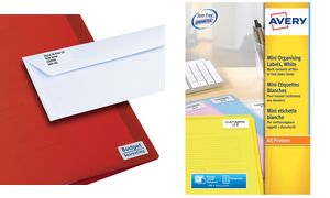 AVERY Mini tiquette d'adresse laser, 38,1 x 21,2 mm, blanc